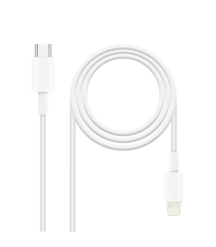 Nanocable Cable Lightning a USB-C 0,5 metros