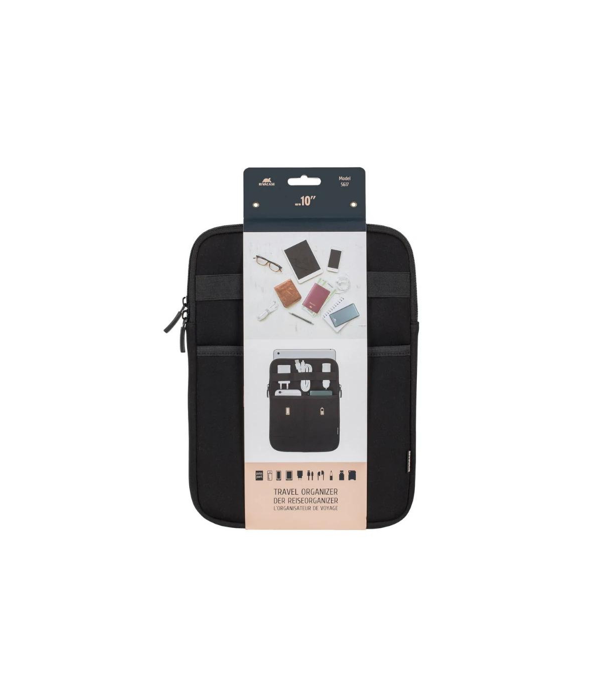 RIVACASE 5617 ANTISHOCK Organizador viaje 10,1"