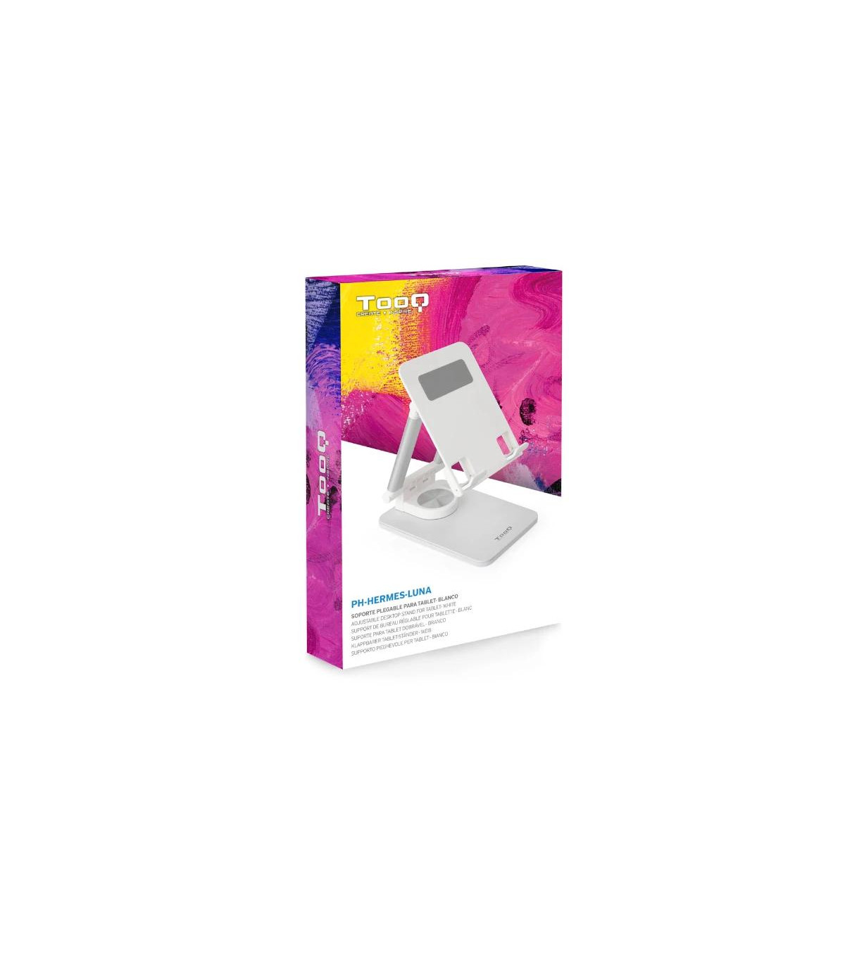 Tooq Soporte mesa tablet hasta 13" Blanco