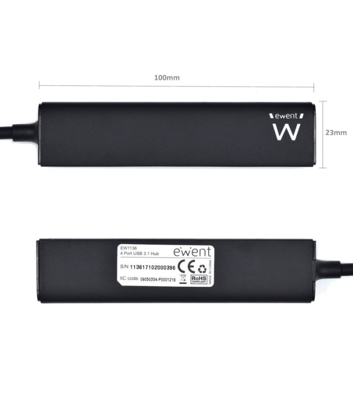 EWENT EW1136  Hub 4 Puertos USB 3.0