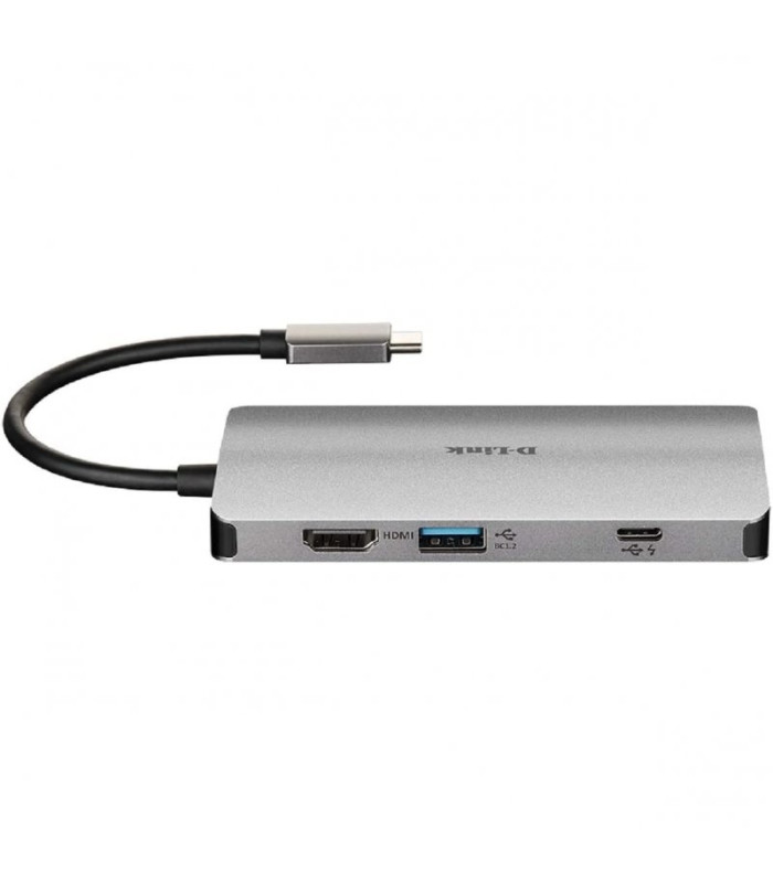 D-Link DUB-M810 Hub USB-C 8 en 1 HDMI/Eth/CardRead