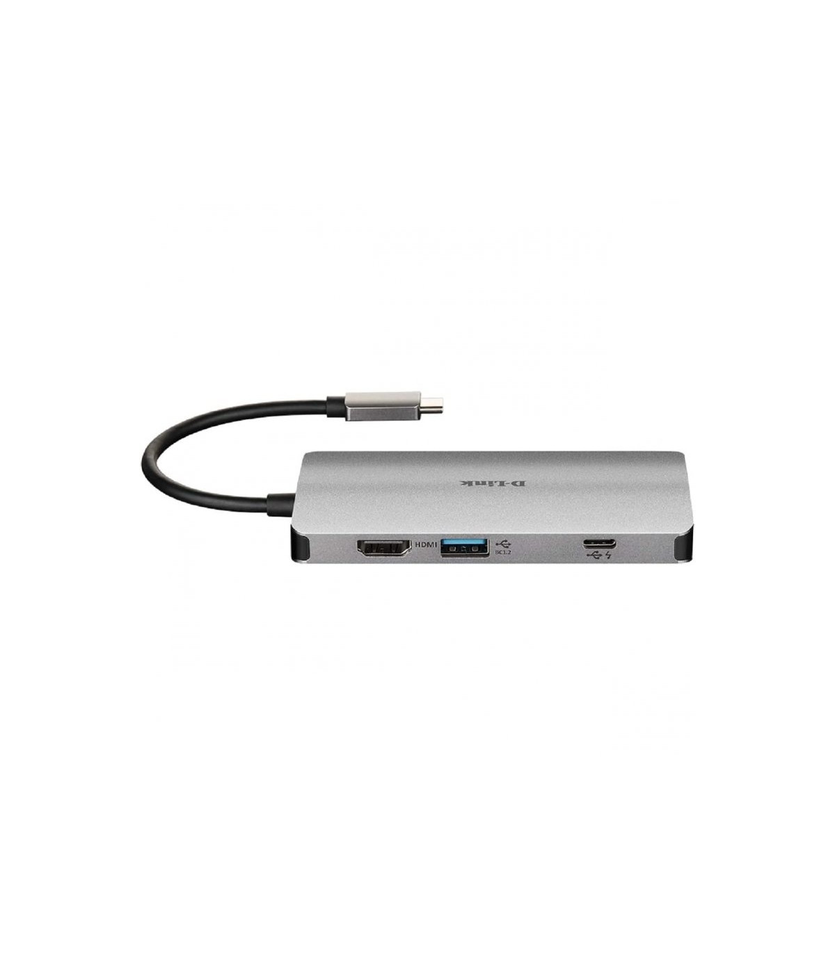 D-Link DUB-M810 Hub USB-C 8 en 1 HDMI/Eth/CardRead
