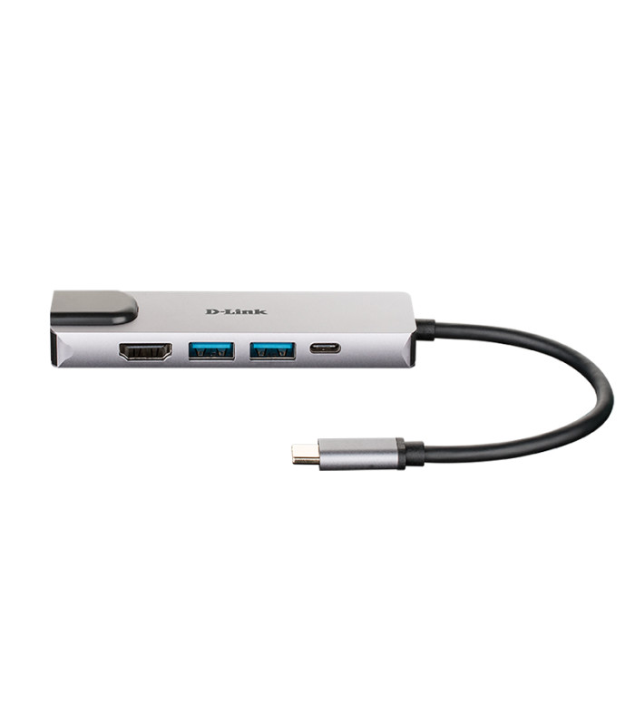 D-Link DUB-M520 Hub USB-C HDMI/2USB 3.0/USB-C/Ethe