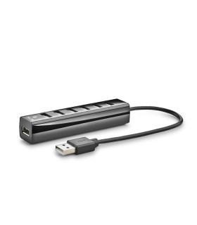 NGS Hub 7 puertos 2.0 con adap.corriente