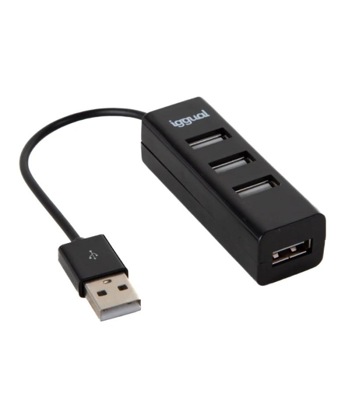 iggual Hub USB 2.0 x 4 puertos HUB-A-4p