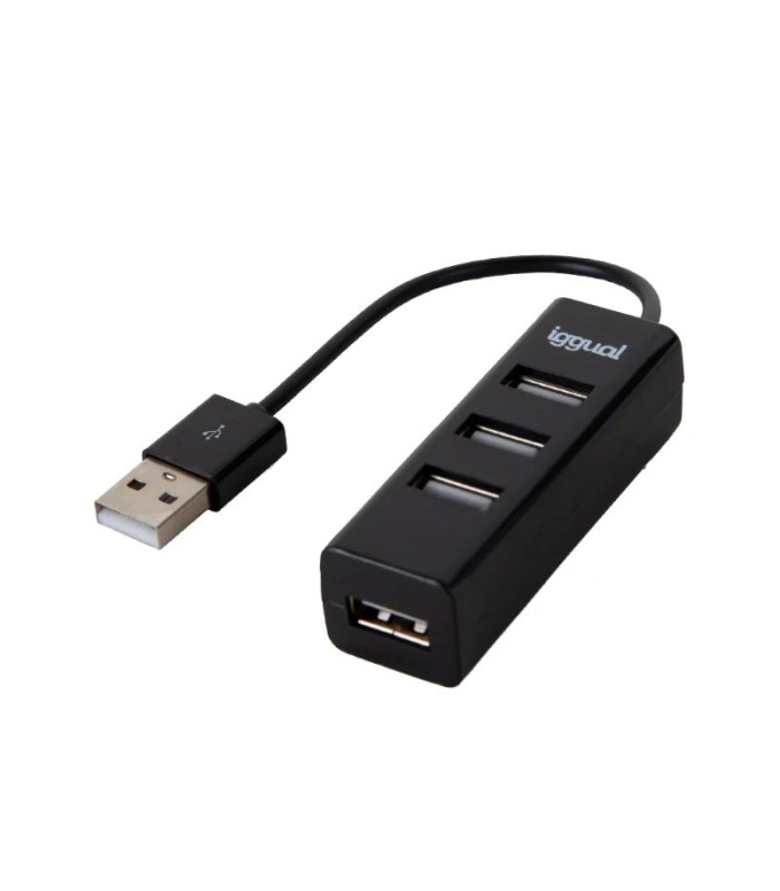iggual Hub USB 2.0 x 4 puertos HUB-A-4p