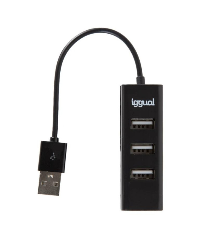 iggual Hub USB 2.0 x 4 puertos HUB-A-4p