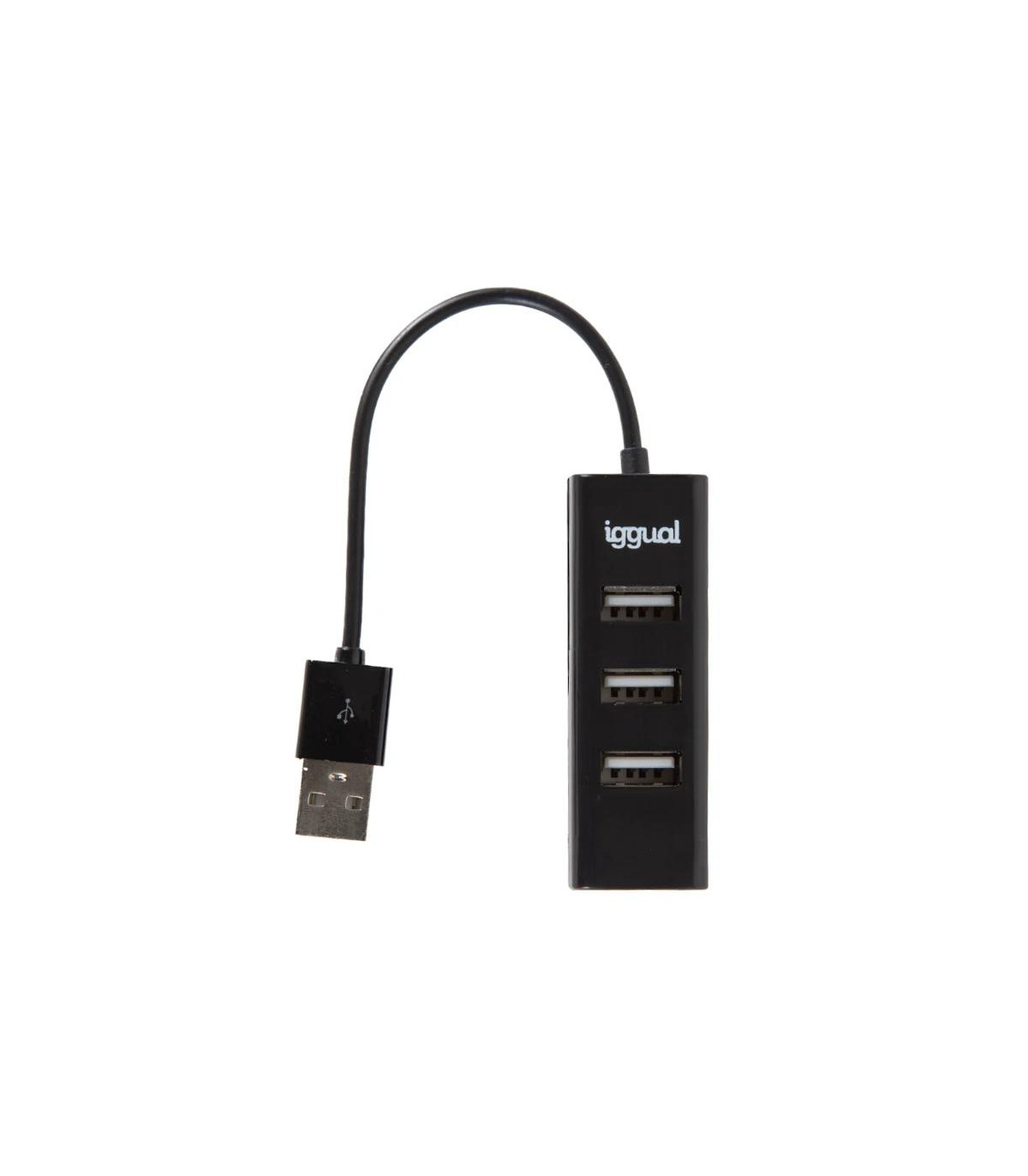 iggual Hub USB 2.0 x 4 puertos HUB-A-4p