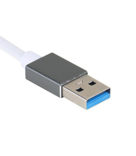 iggual Hub USB-A 3 puertos USB 3.0 + RJ45 Gigabit