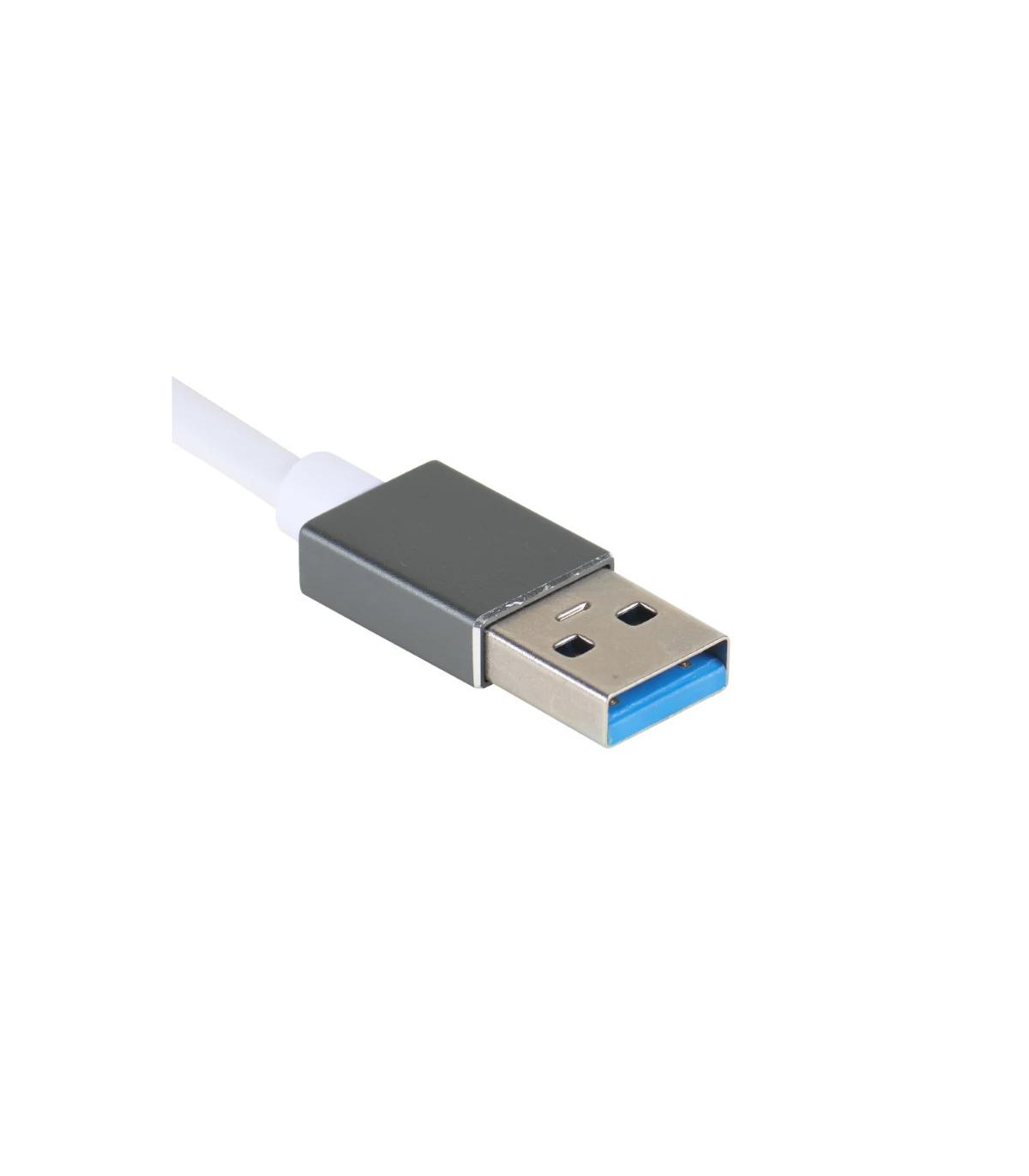 iggual Hub USB-A 3 puertos USB 3.0 + RJ45 Gigabit