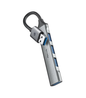 NGS HUB 4 PUERTOS USB: 1 X USB 3.2, 3 X USB 2.0