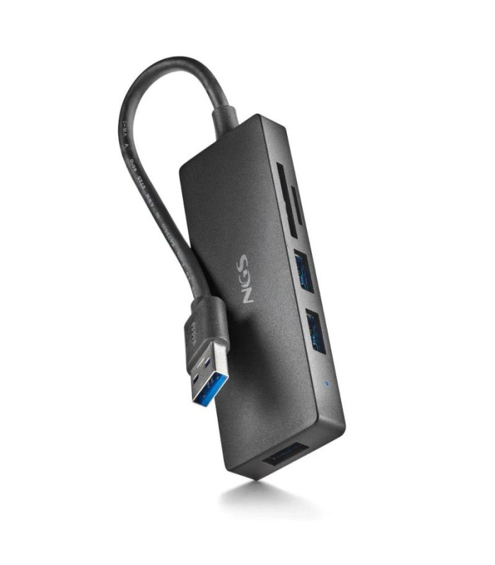 NGS Hub Reader 3.0 con lector de tarjeta