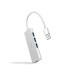 Nanocable Hub USB 3.0 4 x USB 3.0 10cm. Gris
