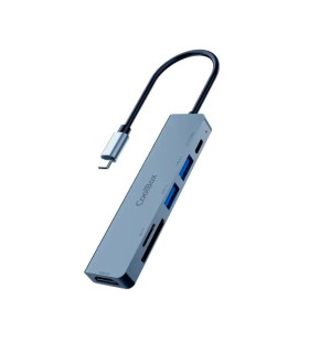 Coolbox MINIDOCK C61 USB-C PD/2USB-A/SD/MSD/HDMI4K