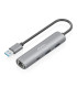 Aisens USB-A 3.0 Dock a RJ45 Hub 1xUSB-C 2xUSB-A