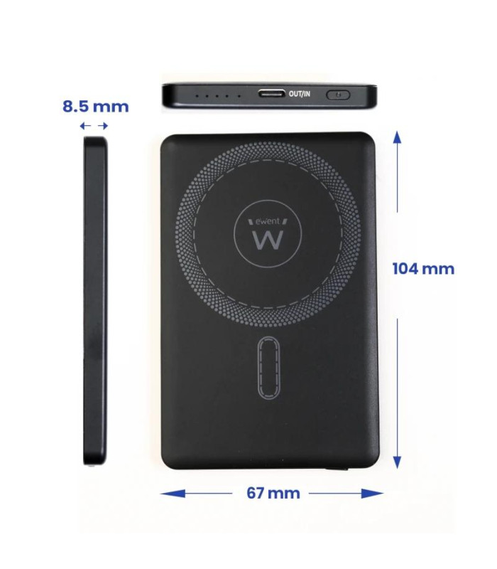EWENT POWERBANK SLIM 5000mAh MagSafe PD 20W