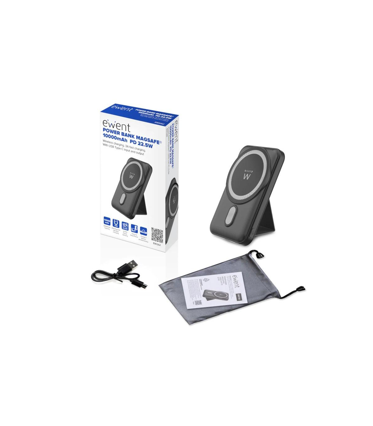 EWENT POWERBANK 10000mAh MagSafe PD 22,5W