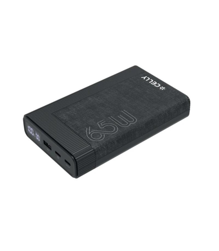 Celly Powerbank PD65W 20000 mAh 65w EVO Negra