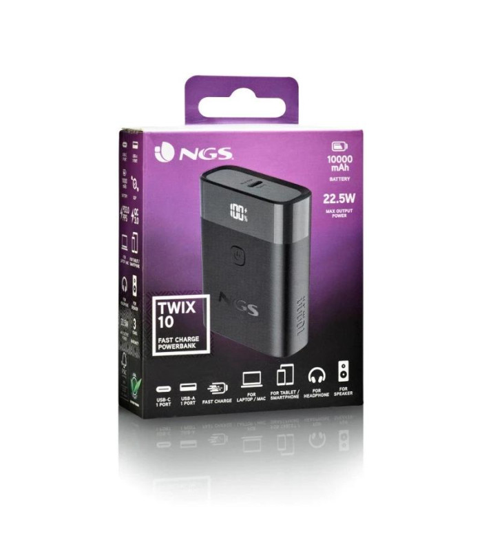 NGS BATERIA EXTERNA PORTATIL CARGA RAPIDA 22,5W
