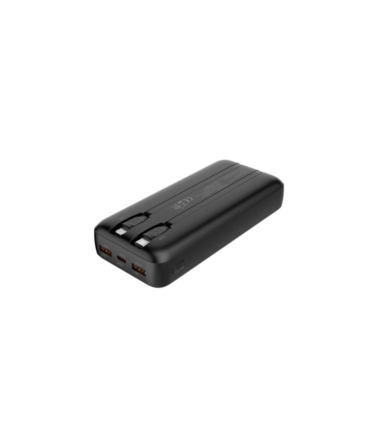 Coolbox PowerBank DP10 10000MAH LCD Negro Carg Ráp