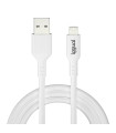 iggual cable USB-A/micro-USB 100 cm blanco