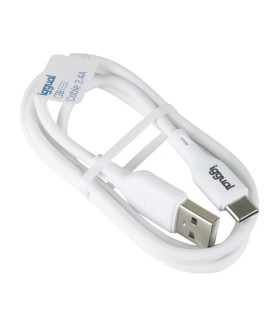 iggual cable USB-A/USB-C 100 cm blanco