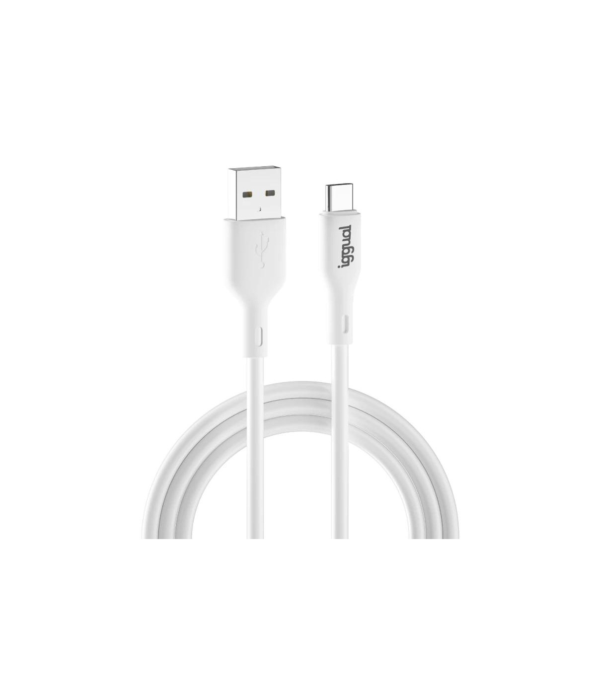 iggual Cable USB-A/USB-C 100 cm blanco Q3.0 3A
