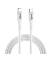 iggual Cable USB-C/USB-C 100 cm blanco Q3.0 3A 60W