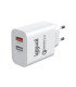 iggual Cargador doble 2xUSB carga rápida QC3.0 30W