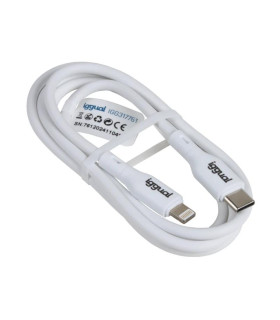 iggual cable USB-C/Lightning 100 cm blanco Q3.0 3A