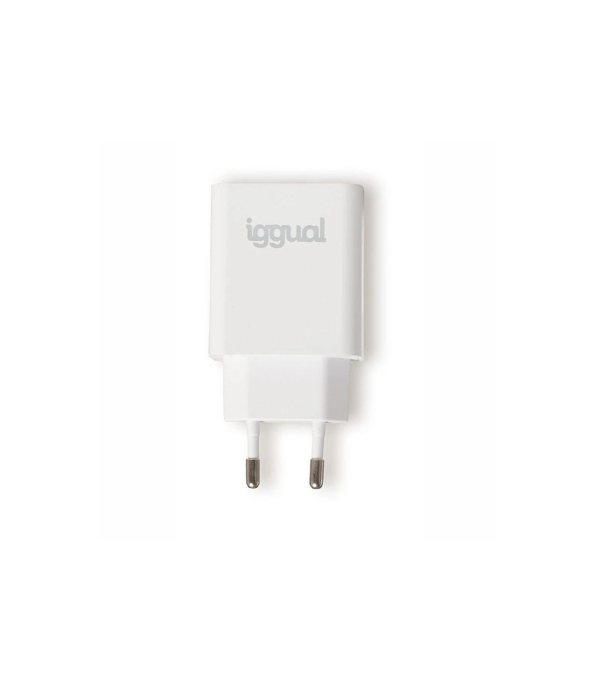 iggual Cargador rápido USB PD tipo C 20W