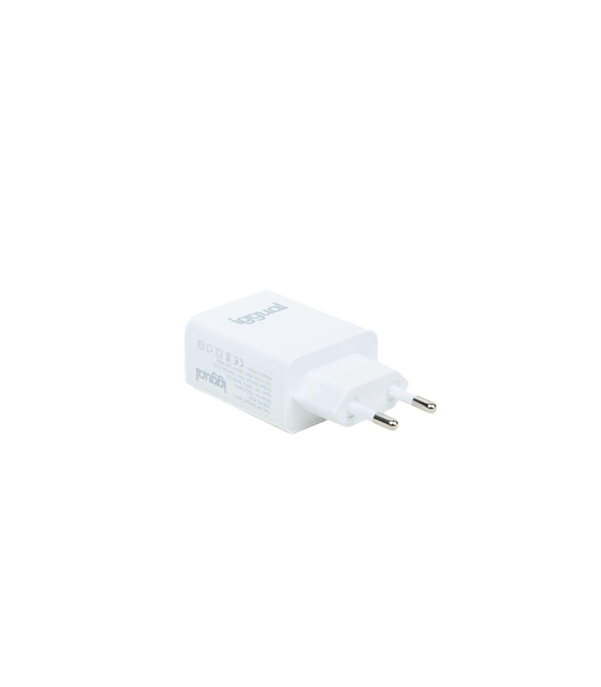 iggual Cargador rápido de pared USB PD tipo C 30W