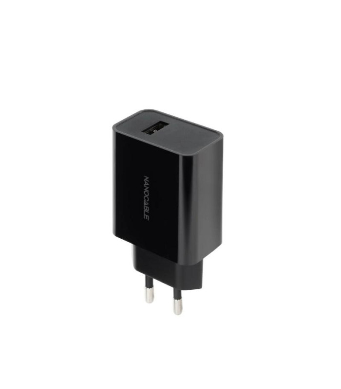 Nanocable Cargador 1 x USB 5V-2.1A Negro