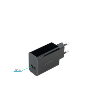 Nanocable Cargador 1 x USB 5V-2.1A Negro