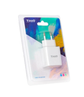 Tooq Cargador pared USB-C PD3.0 20W Blanco