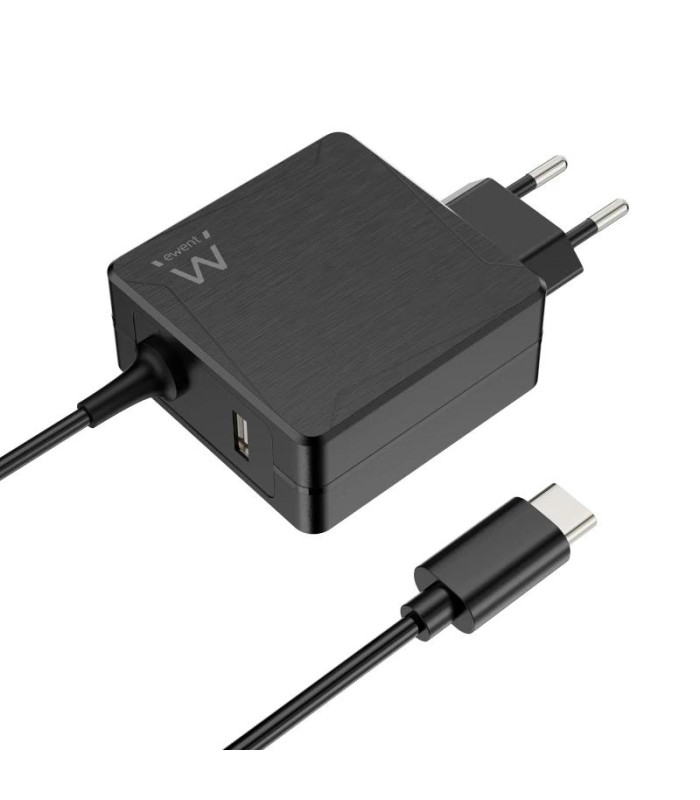 EWENT Cargador USB-CPD 65W + Puerto USB-A