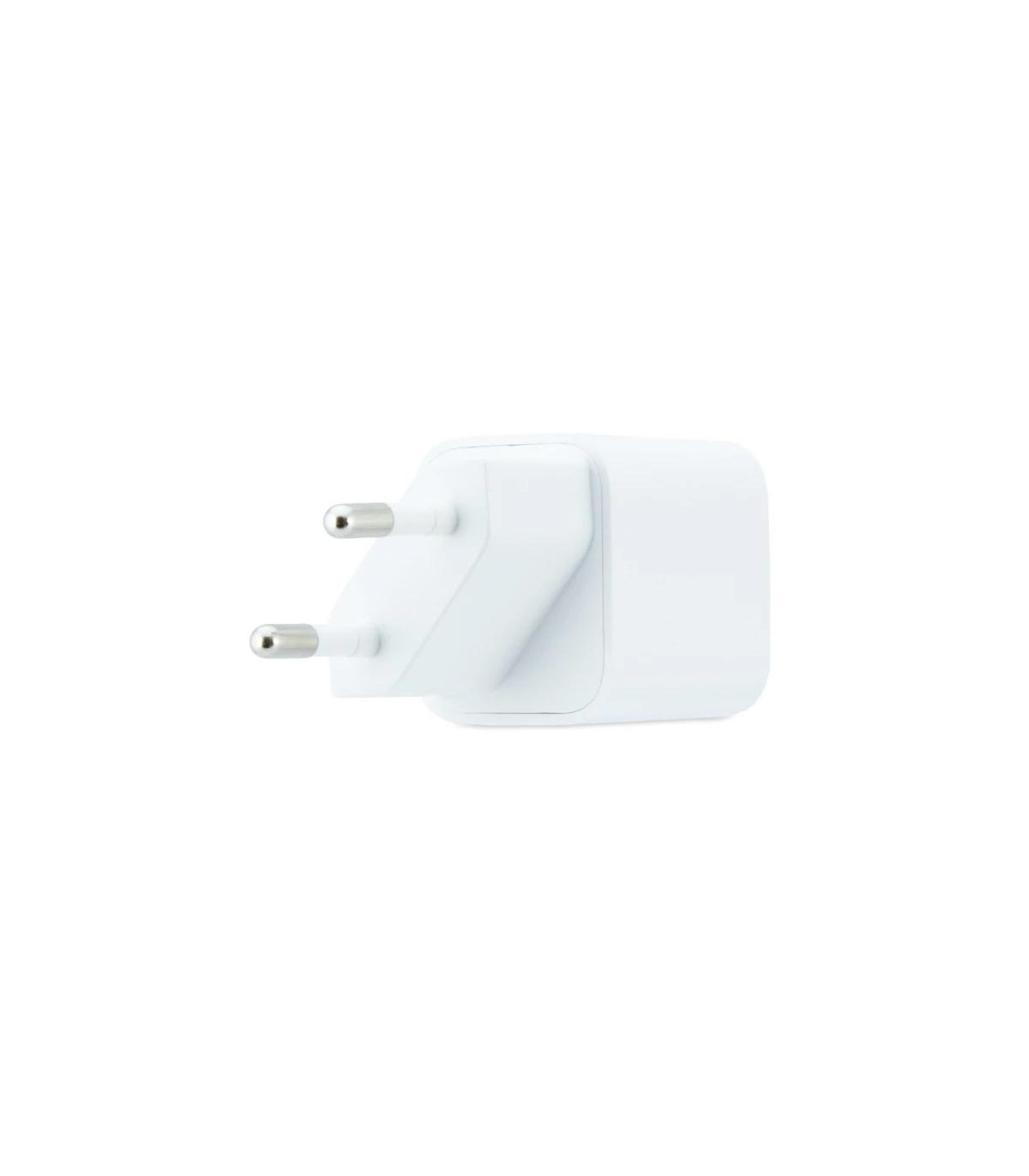 Coolbox Cargador Gan 20W USB-C/USB-A PARED