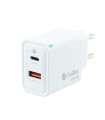 Coolbox Cargador Gan 30W USB-C/USB-A PARED