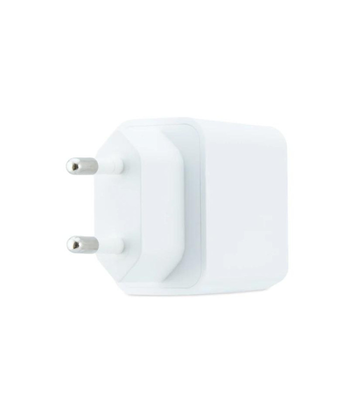 Coolbox Cargador Gan 30W USB-C/USB-A PARED