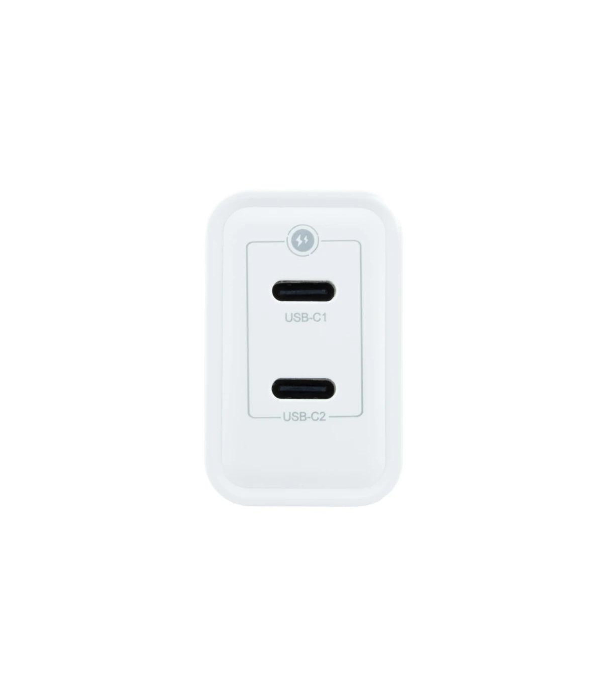 Coolbox Cargador Gan 35W USB-C/USB-C PARED