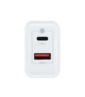 Coolbox Cargador Pared GAN 45W USB-C/USB-A