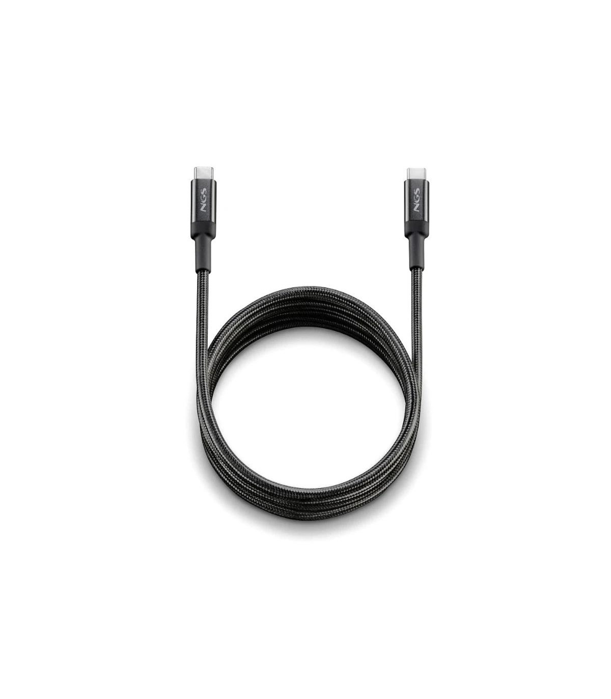 NGS Cable carga rapida USB C A USB C 100w 2M