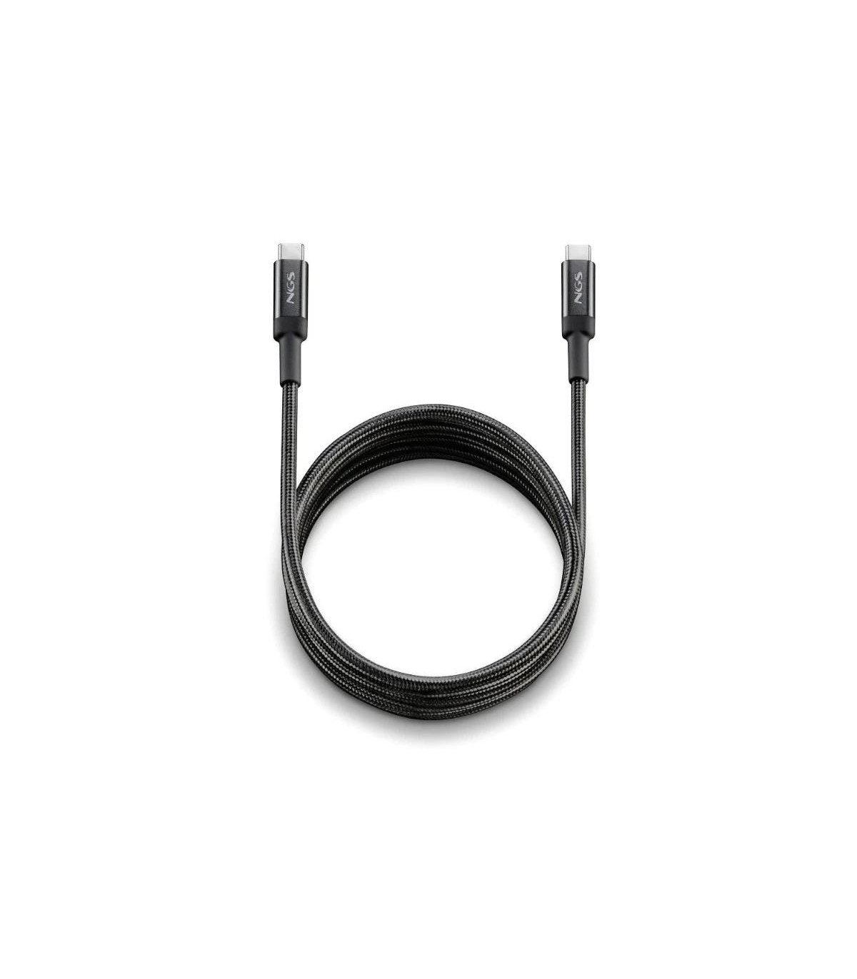 NGS Cable carga rapida USB C A USB C 100w 3M