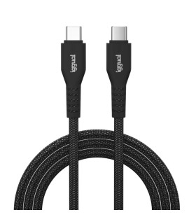 iggual Cable USB-C a tipo C 60W 3A 100 cm trenzado