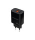 Nanocable Cargador USB-C/PD+USB-A/QC 20W Negro