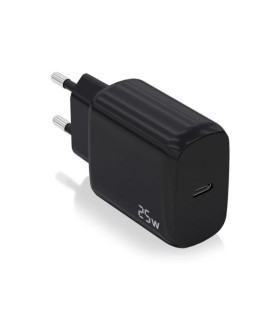 Aisens Cargador 25W USB-C PD3.0 1xUSB-C Negro