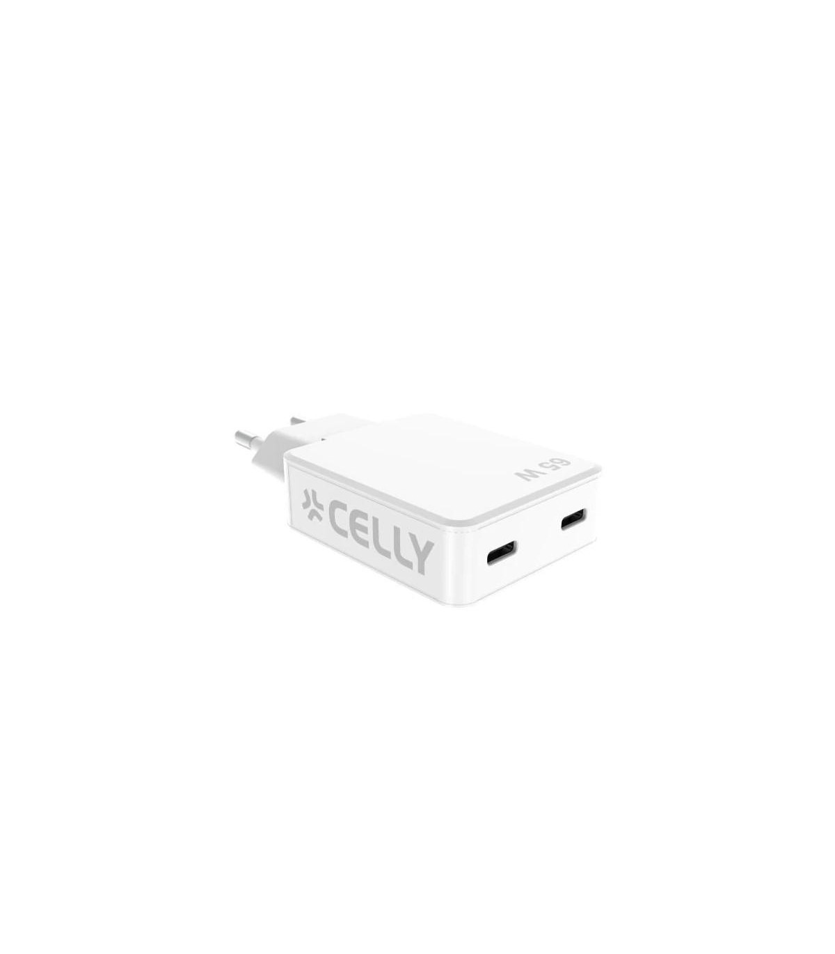 Celly Cargador  2 Usb-C 65w