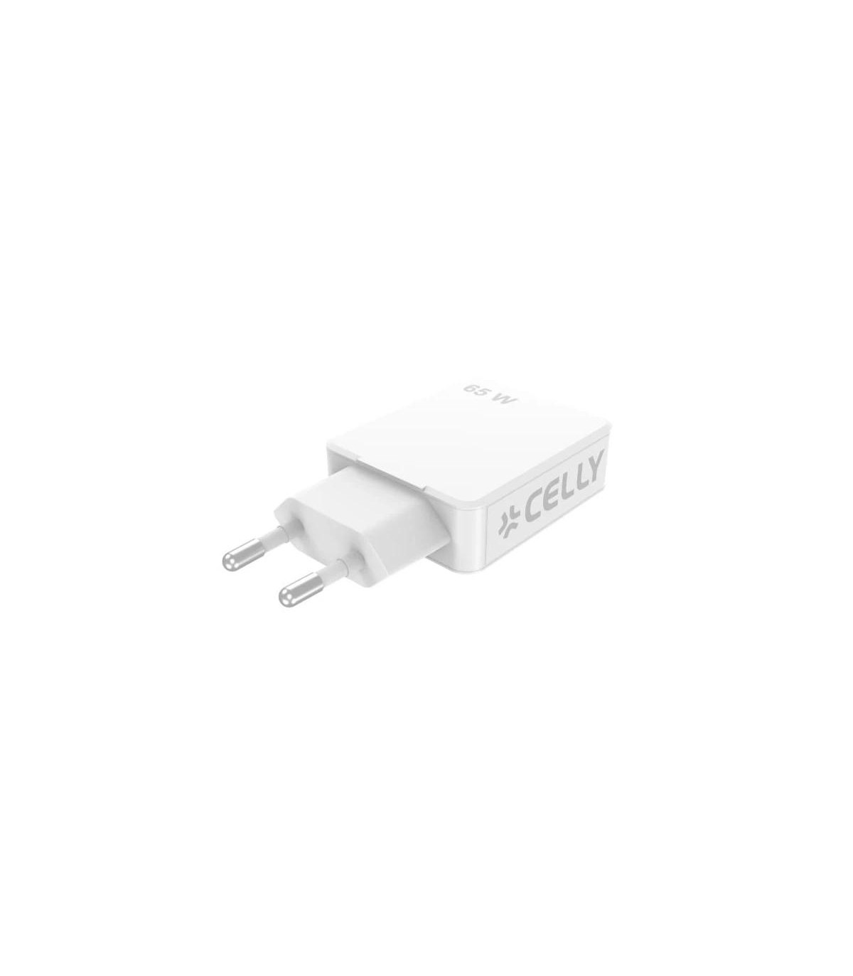Celly Cargador  2 Usb-C 65w