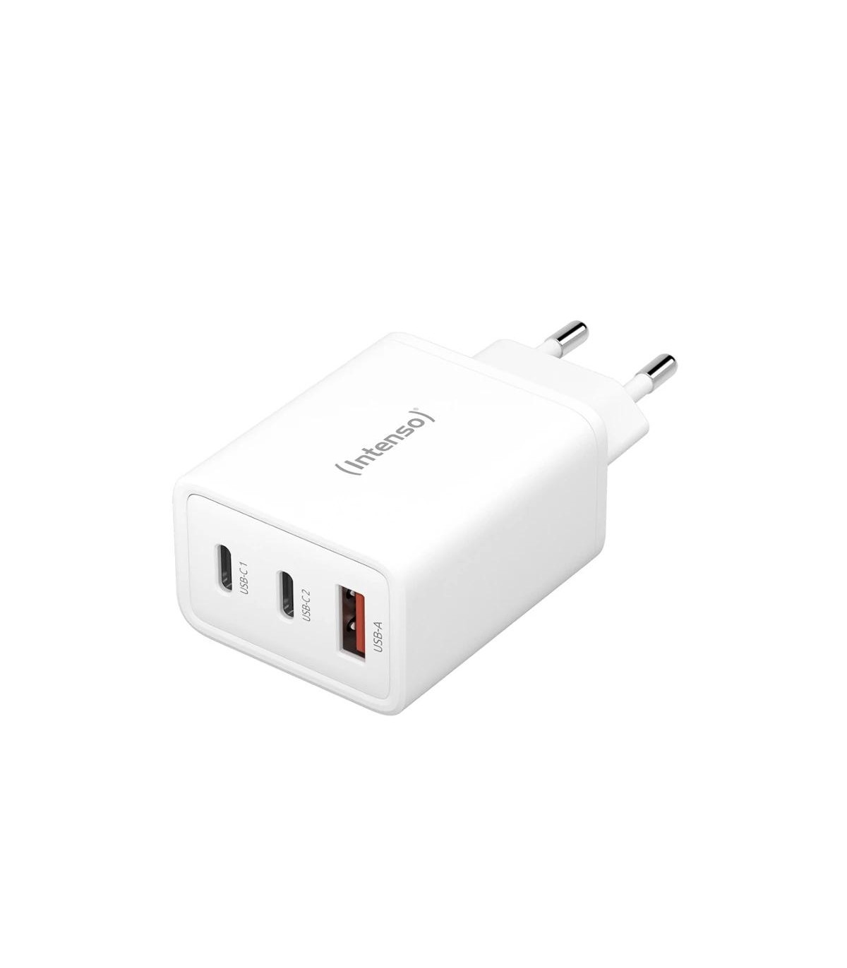 Intenso | Cargador pared GaN W65ACC| negro