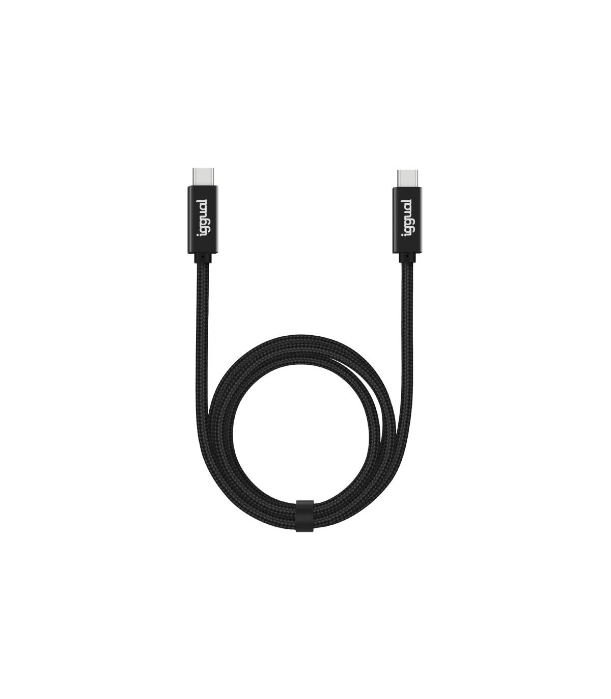 iggual Cable USB-C 3.2 Gen2x2 100W 5A 4K 1m nylon
